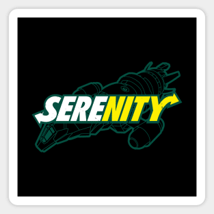 Firefly Serenity Tv Series Sci-fi Space Ship Logo Parody Magnet